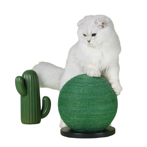 Elegant Feline Cactus Scratching Ball Scratching Post