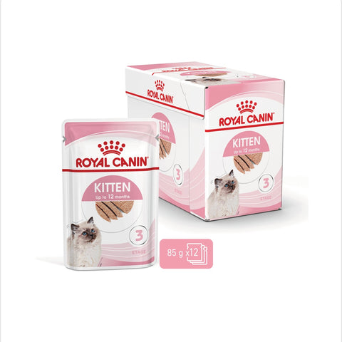 Royal Canin Instinctive Loaf Kitten Pouches Wet Cat Food 85gm x 12