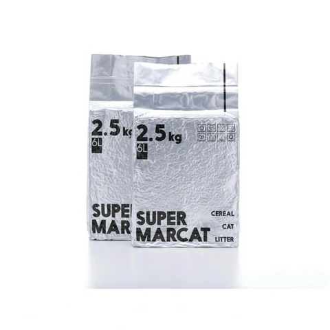 SupermarCat Eco Cereal Cat Litter Biodegradable 15kg/6Packs