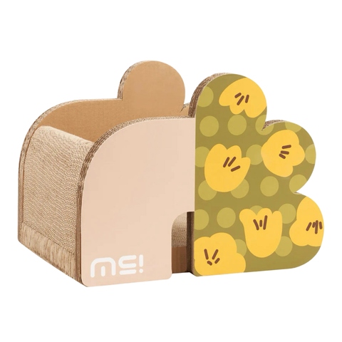 Makesure FAFA Scratching Sleep Box-Flower Shape Bed