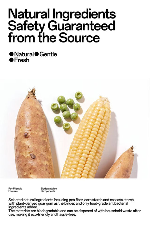 FluffyMW Cassava & Black Tea Tofu Blend Cat Litter Automatic-Box Friendly 2.5kg/6L