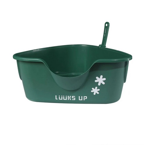 LUUKS UP TriShield Oversized Cat Litter Tray