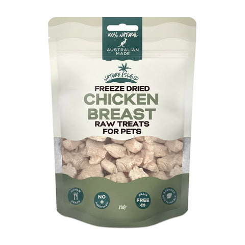 Freeze Dried Chicken Breast Raw treats 80g