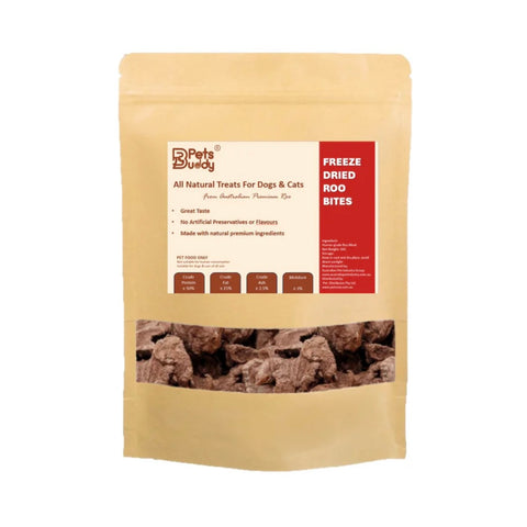 PetsBuddy Freeze Dried Treat Kangaroo 1kg