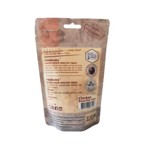 PetsBuddy Freeze Dried Treat Chicken Breast 50g