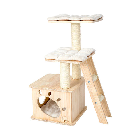 HONEYPOT CAT Solid Wood Cat Tree #190229 (95cm) - Arrive within 3 weeks