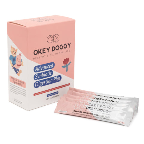 OKEY DOGGY Advanced Synbiotic Digestion Plus For Cats & Dogs 3gx30Sachets