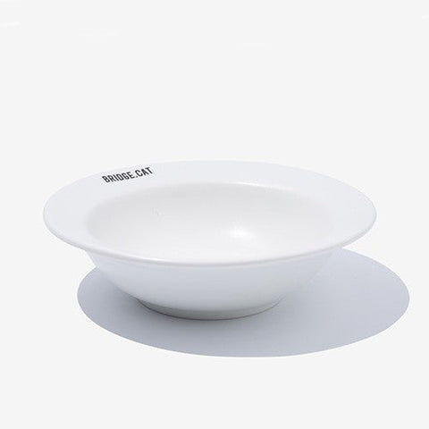 BRIDGE CAT MINI DISH WHITE (MATTE)