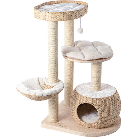 HONEYPOT CAT Solid Wood Cat Tree 102cm #210012 - Arrive within 3 weeks