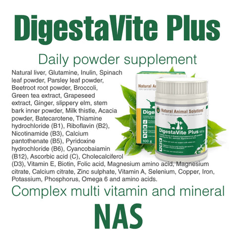 Natural Animal Solutions (NAS) DigestaVite Plus For Dogs And Cats 100gm