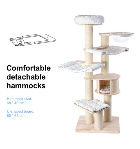 HONEYPOT CAT® Solid Wood Cat Tree 189cm #2501pro - Arrive within 3 weeks