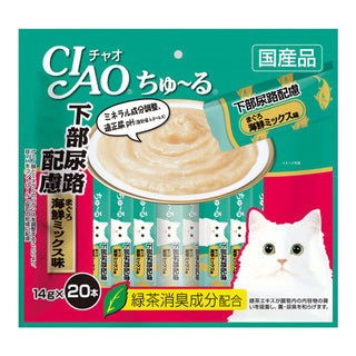 Ciao Urinary care Tuna,Seafood mix (20pcs/pk)